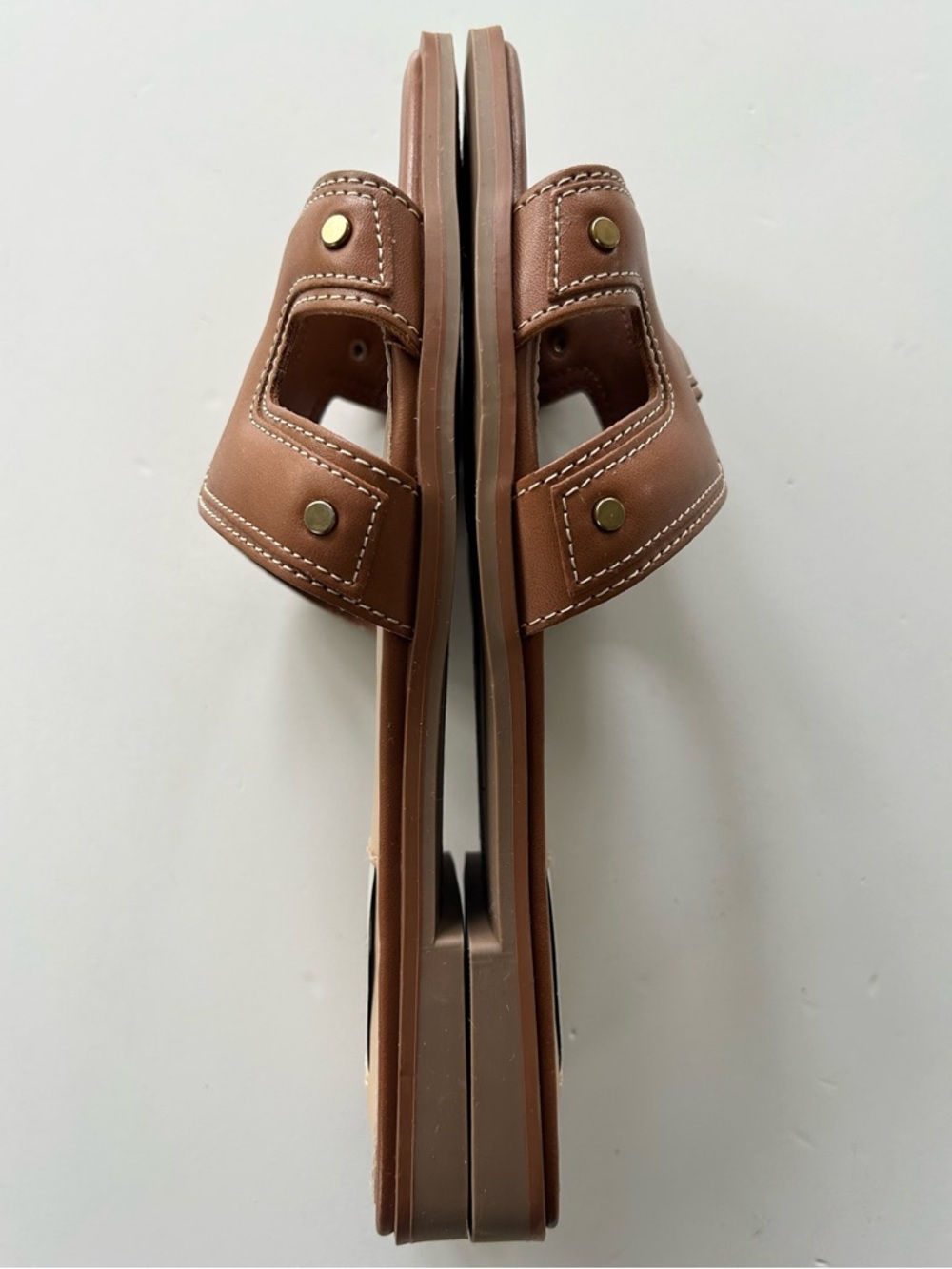 STEVEN New York By Steve Madden Harlien Slide Sandal, Cognac 8 NEW - Picture 4 of 10